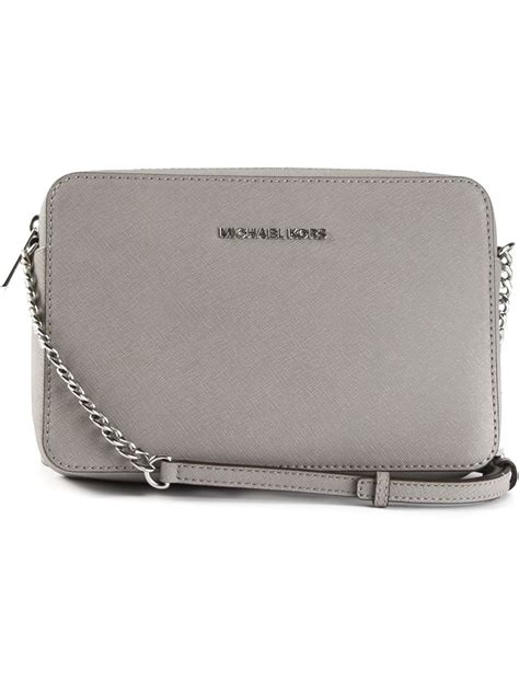 michael kors crossgrain leather crossbody clutch|Michael Kors Crossbody gray.